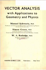 VECTOR ANALYSIS:WITH APPLICATIONS TO GEOMETRY AND PHYSICS
