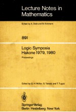 LOGIC SYMPOSIA HAKONE 1979,1980