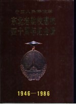东北老航校建校四十周年纪念册