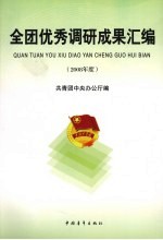 全团优秀调研成果汇编 2008年度