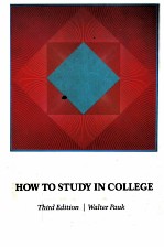 How to study in college 3rd ed.