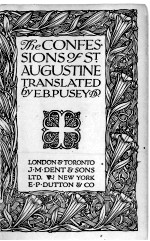THE CONFESSIONS OF ST AUGUSTINE