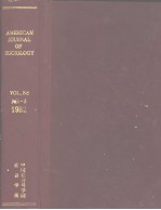 AMERICAN JOURNAL OF SOCIOLOGY VOL.88 No1-3 1982