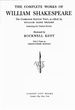 THE COMPLETE WORKS OF WILLIAM SHAKESPEARE