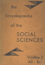 ENCYCLOPAEDIA OF THE SOCIAL SCIENCES VOLUME TWO