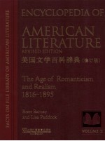 美国文学百科辞典 修订版 第2卷 1816-1895