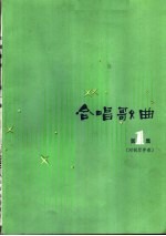 合唱歌曲 附钢琴伴奏 正谱本