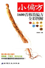 小偏方 1600首极简偏方全彩图解