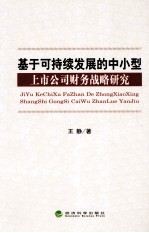 基于可持续发展的中小型上市公司财务战略研究