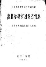 北京林学院水运专家训练班 东北参观实习参考资料