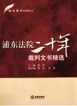 浦东法院二十年裁判文书精选