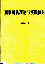 刑事司法理论与实践检讨