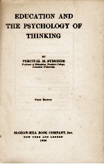 EDUCATION AND THE PSYCHOLOGY OF THINKING