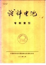 燃料电池 专利索引