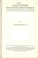 great books of the western world 27 shakespeare:ii