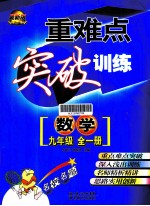 重难点突破训练 数学 九年级 全1册 最新版
