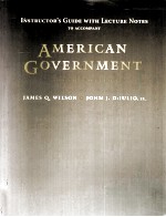 AMERICAN GOVERNMENT INSTITUTIONS AND POLICIES SIXTH EDITION
