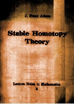 STABLE HOMOTOPY THEORY
