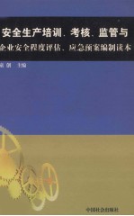 安全生产培训、考核、监管与企业安全程度评估、应急预案编制读本