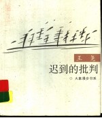 迟到的批判