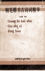 钢笔楷书古诗词精华