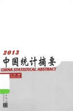 中国统计摘要 2013