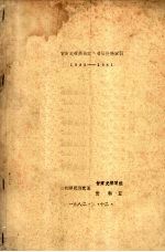 甘肃史有关论文书目资料索引1905-1981