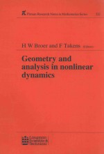 GEOMETRY AND ANALYSIS IN NONLINEAR DYNAMICS