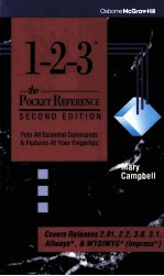 1-2-3 THE POCKET REFERENCE SECOND EDITION