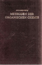 METHODEN DER ORGANISCHEN CHEMIE (HOUBEN-WEYL) BAND XIII/5 ORGANO-SILICIUM-VERBINDUNGEN