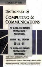 DICTIONARY OF COMPUTING AND COMMUNICATIONS