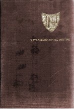 SIXTY-SECOND ANNUAL MEETING 1