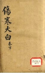 伤寒大白 下