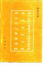 净土三经 佛说大乘无量寿庄严清净平等觉经 佛说阿弥陀经 佛说观无量寿佛经