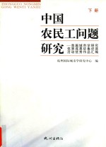中国农民工问题研究 首届城市学研究优秀成果征集评选活动优秀作品汇编 下