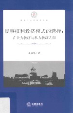 民事权利救济模式的选择 在公力救济与私力救济之间