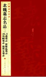 中国碑帖名品 北魏墓志名品 1