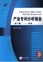产业专利分析报告 第23册 电池
