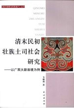 清末民初壮族土司社会研究 以广西大新县境为例