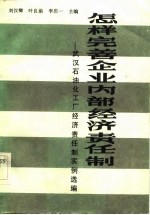 怎样完善企业内部经济责任制 武汉石油化工厂经济责任制实例选编