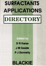 SURFACTANTS APPLICATIONS DIRECTORY