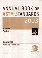 2003 ANNUAL BOOK OF ASTM STANDARDS VOLUME 8.02 Plastics II