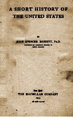 A SHORT HISTORY OF THE UNITED STATES