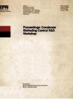 Proceedings:Condenser Biofouling Control R&D Workshop