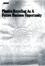 Plastics Recycling As A Future Business Opportunity