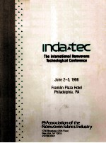 The International Nonwovens Technological Conference INDA-TEC'86