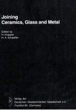 Proceedings of the 4th International Conference Joining Ceramics