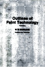 Outlines of Paint Technology Third Edition