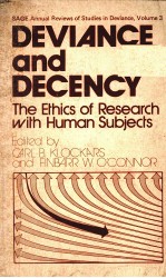 DEVIANCE AND DECENCY
