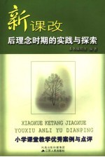 新课改后理念时期的实践与探索 小学课堂教学优秀案例与点评